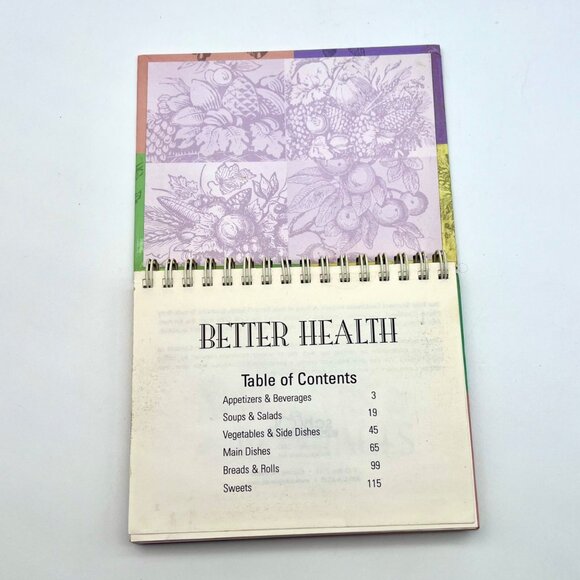 Better Health Vintage Cookbook Spiral Bound 2002 SchoolMate Recipes - Picture 6 of 9